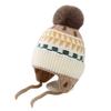 Children's Warm Wool Ushanka: Windproof Ear Protection Hat for Boys and Girls