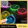 For Alfa Romeo 108Car Sticker For Alfa Romeo 159 147 2PCS LED Cup Holder Rechargeable Rainbow Light Up Coasters For Alfa Romeo 156 159 147 4C 8C 1
