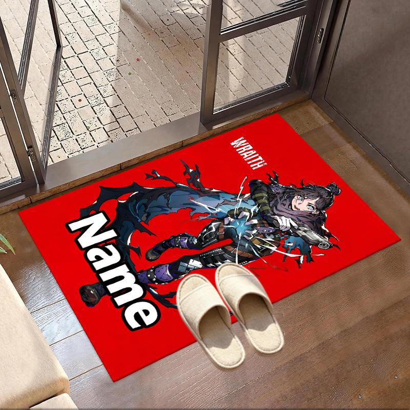 Custom Name Personalized Apex Legends Print Carpet, Versatile Home Decor Rug, for Playroom, Apartment, Balcony, Entryway, Hallway Gift