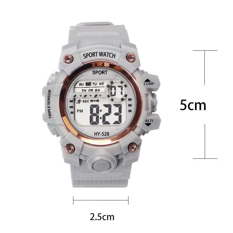 Unisex Sports Digital Watch With Led Lcd Backlight For Students And Athletes