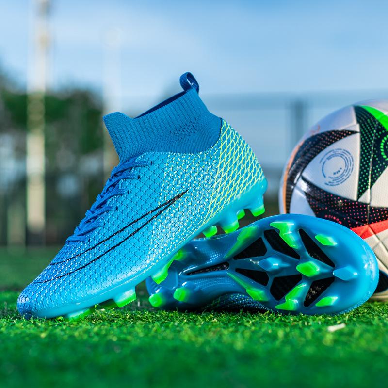 Large Size Spring Male and Female Spikes Student Adult Game Training Shoes New Socks Football Shoes