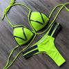 New Red Swimwear Push Up Swimsuit Women Biquini Padded Bathing Suit Gold Stamping Brazilian Bikini Set Thong Sexy Bikini