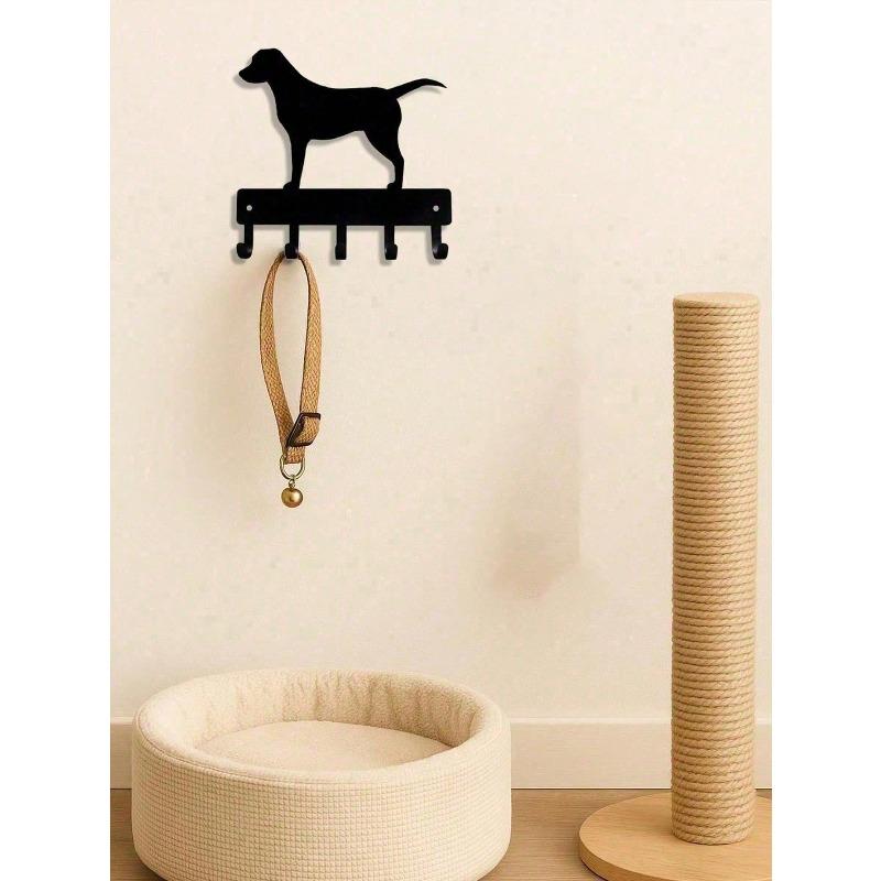 No Drill Dog Leash Holder Easy Install Wall Hooks Waterproof Rustproof Pet Organizer Gift