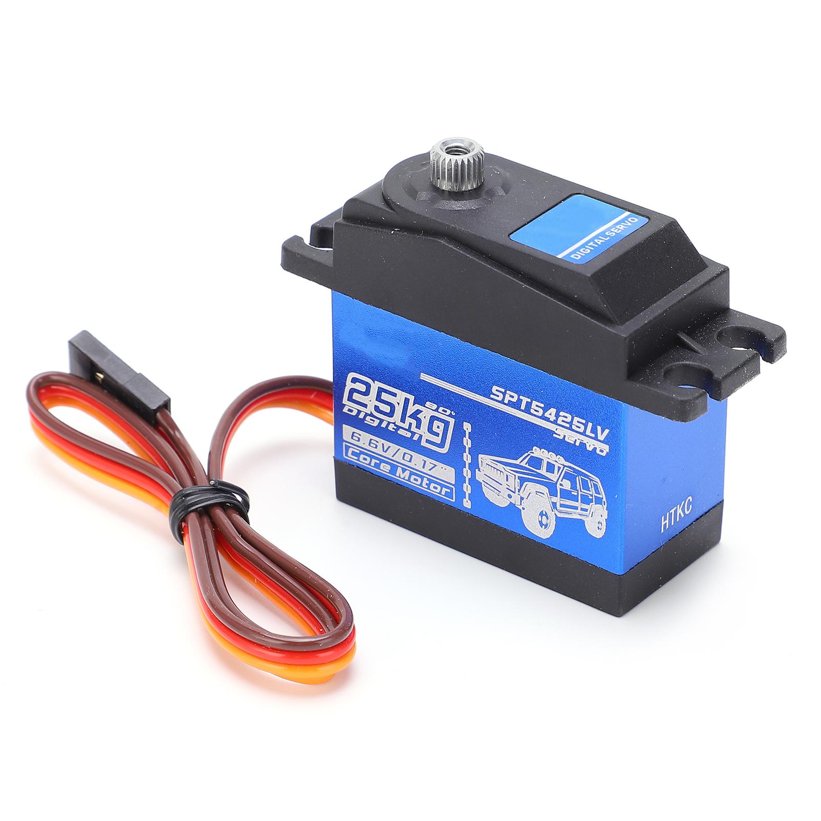 

SPT5425LV 25 кг Великий крутний момент Цифровий сервопривід з металевими шестернями для 1:8 1:10 Запасних Аксесуарів для Радіокерованої Машини