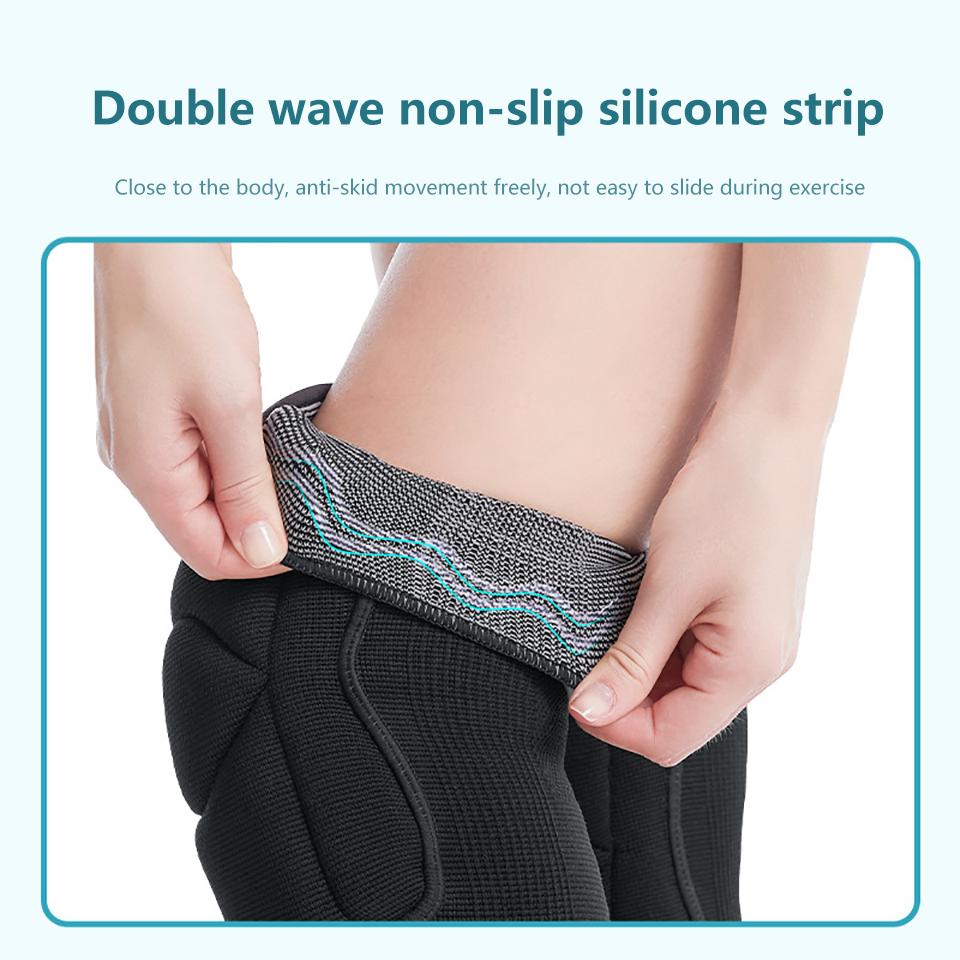 Loogdeel 1Pcs Sports Knee Pads Men Women Winter Warmth Protection Knee Sets Thick Sponge Basketball Riding Running Dance Guard