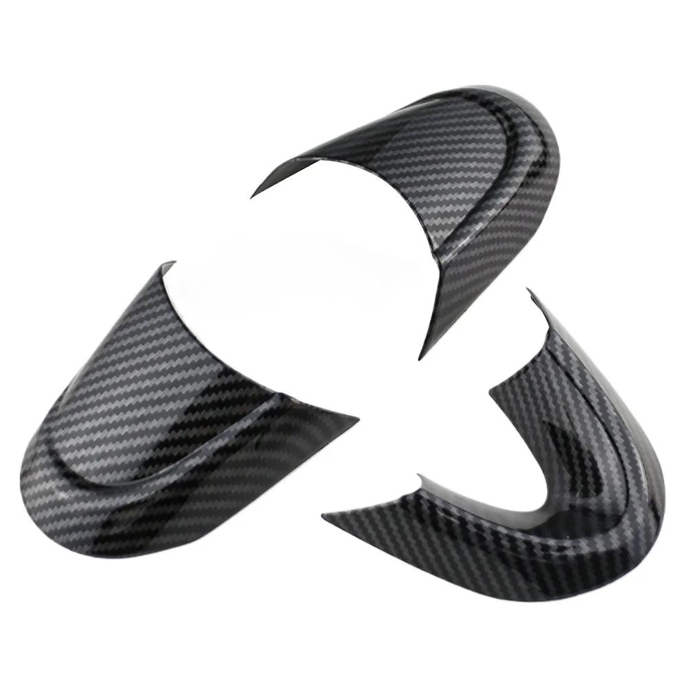 For BMW MINI Cooper F54 F55 F56 F57 F60 Steering Wheel Trim Panel Cover 3Pcs Decoration Sticker Car Interior Accessories