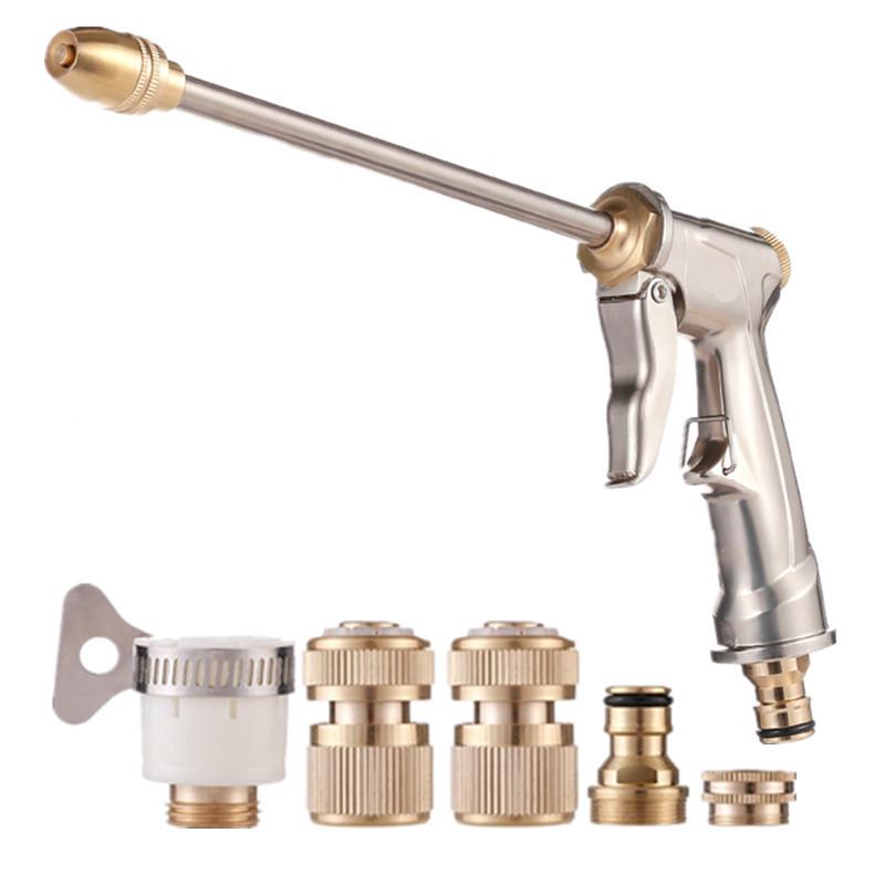 High-Pressure Car Wash & Agricultural Spray Head with Freeze-Proof, Sun-Proof Hose Connector