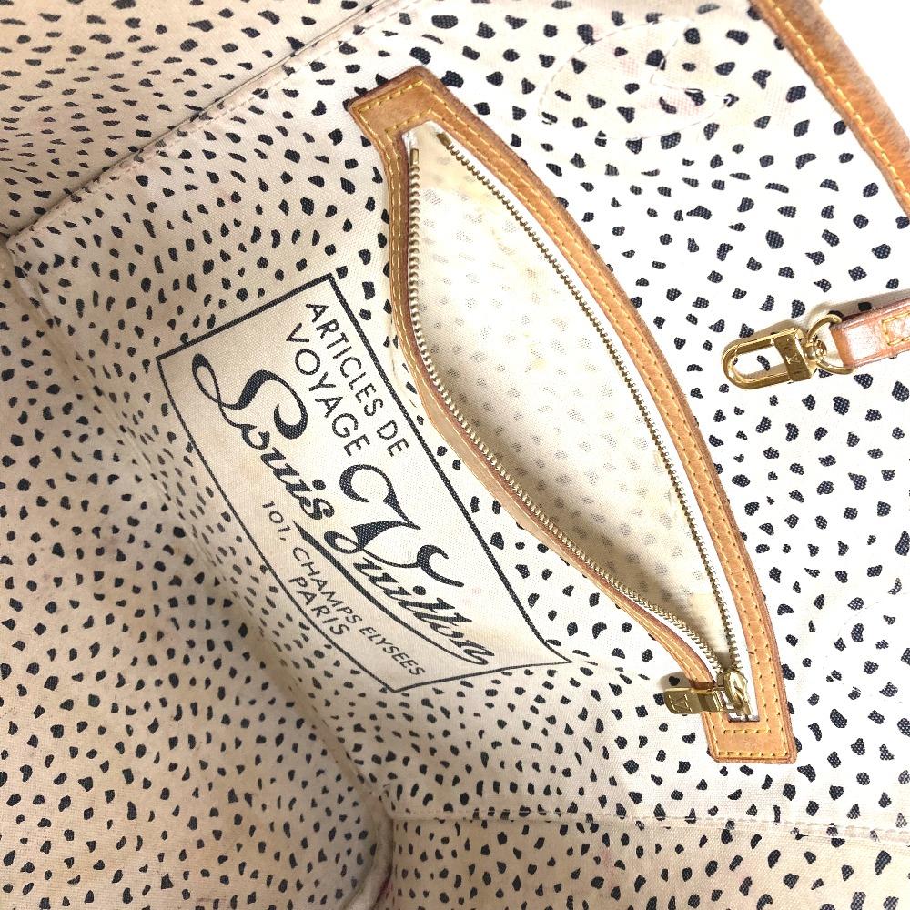 Louis Vuitton M40684 Pumpkin Dot Neverfull MM Yayoi Kusama Tote Bag Shoulder Bag