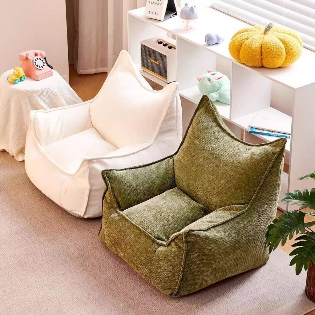 Single  Small Sofa Chair Children's Bedroom Living Room Baby Sofa Bean Bag Single Leisure Chair Thickened Portable Sofa Chai