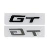 Chrome Black 3D Letters GT ABS Emblem for 5 3 Series 320d E36 320 C 400 650 530 F07 F34 G32 GT Car Trunk Badge Logo Sticker