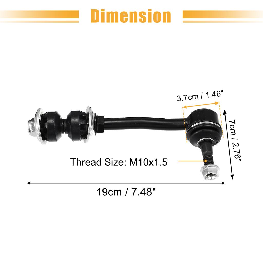 UXCELL 2pcs Front Stabilizer Sway Bar Links K7274 for Dodge Dakota Durango 99-03 2WD