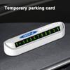 Car Styling Temporary Parking Card Phone Number Card Plate Telephone Number For Ford Fiesta EcoSport Ranger Mondeo Mustang FOCUS 2 3 4
