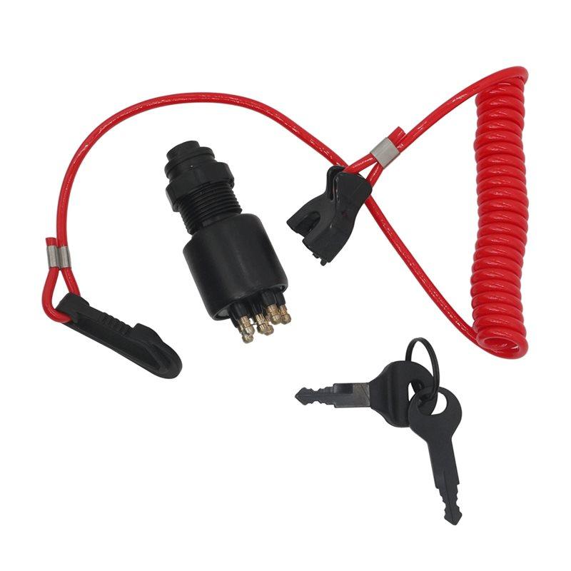 

Portable 175974 5005801 For Johnson Evinrude 40-200HP High Quality Ignition Switch & Key Assembly With Lanyard Outboard Part