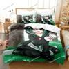 Exquisite 3D Anime Kuma Kuma Kuma Bear Wallpaper Print Bedding Set Duvet Cover Comforter Bed Youth Kids Girls Boys Gift741