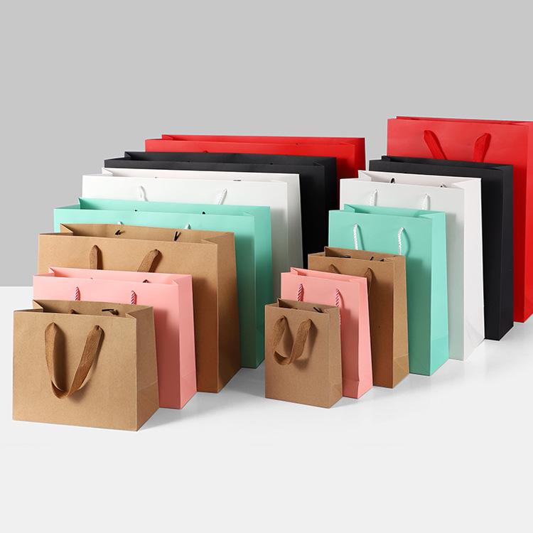 In-Stock Kraft Paper Bag for Women's Clothing, Flowers, and Glasses