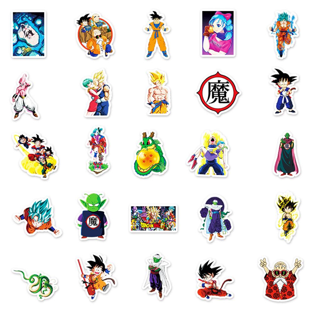 Dragon Ball Anime Stickers for Laptops Skateboards Motorcycle Cars Bike Luggage