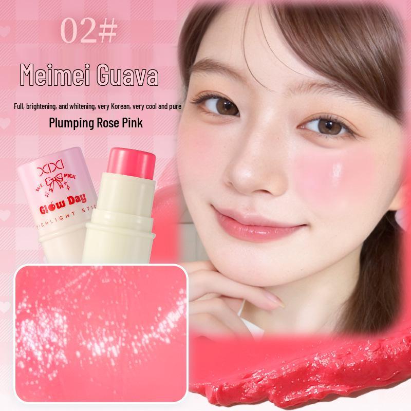 XiXi Sweet Oxygen Cherry Blossom Blush Stick: Brightening & Natural Look Cream for Energetic Skin