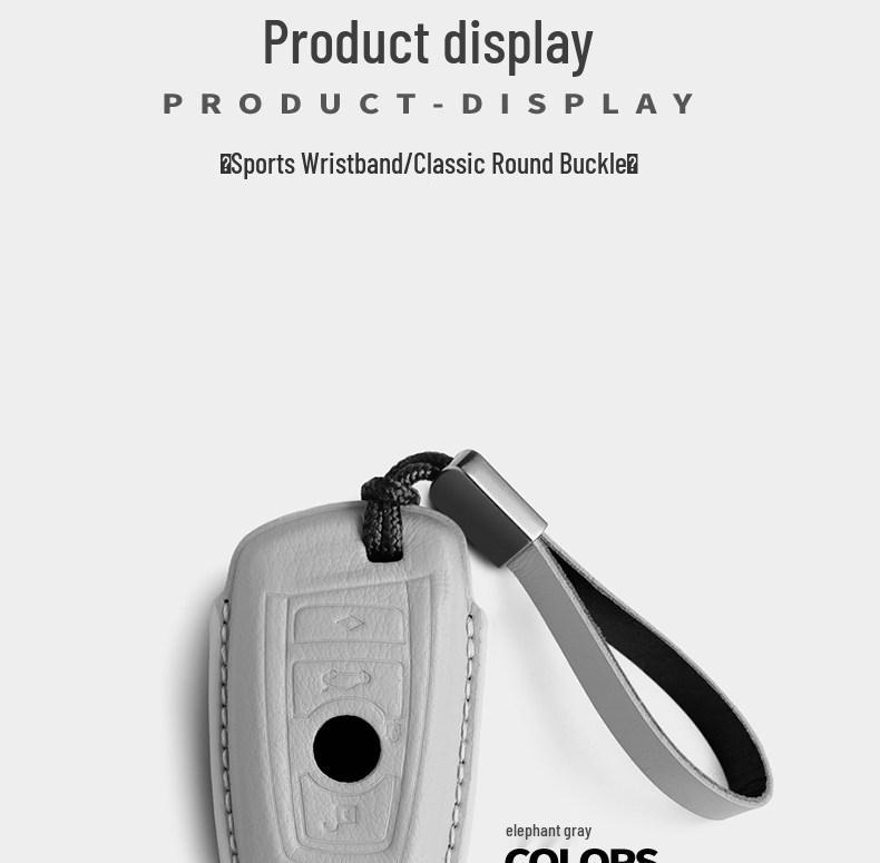 Originální kožené pouzdro na klíče pro starší modely BMW: Řada 3 GT, Řada 5, X1, X2, X3, X4, X5, X6