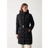 Women's Colmar Originals Down Jacket with Belt and Hood (IN2322902SE-99-46) Black