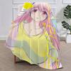 Cute Anime Super S-Sonico Girl Blanket Plush Nap Sofa Rug for Living Room Warm Office Bedroom Birthday Home Travel Kid Gifts
