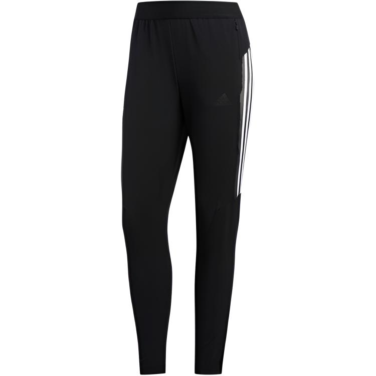 

Adidas Повседневные тренировочные зауженные трикотажные спортивные брюки женские, черные EA3235