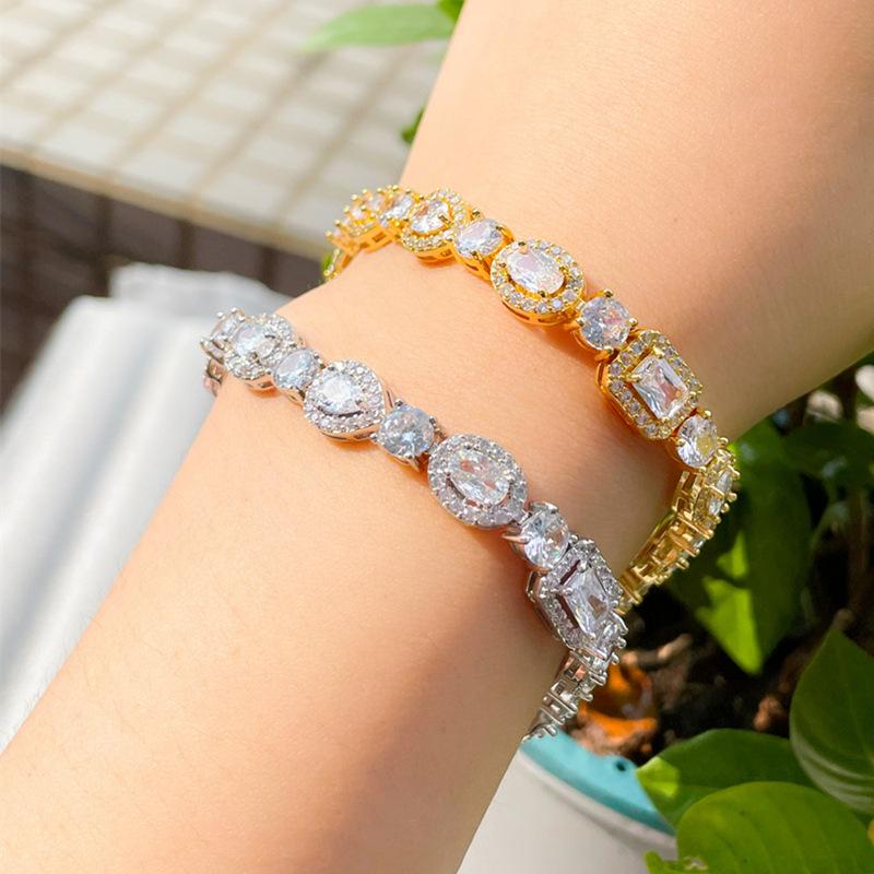 Celebrity Water Drop Zircon Bracelet Birthday Gift