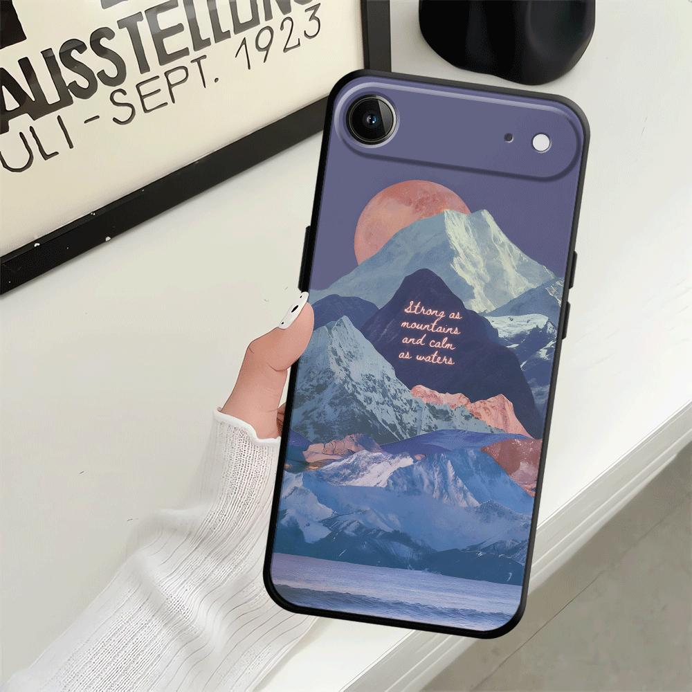 Creative Mountain Peak Art Funda Phone Cover Case for Apple iPhone 17 Pro Max 12 13 Air 11 15 Pro 7 8 XR XS MAX 16 14