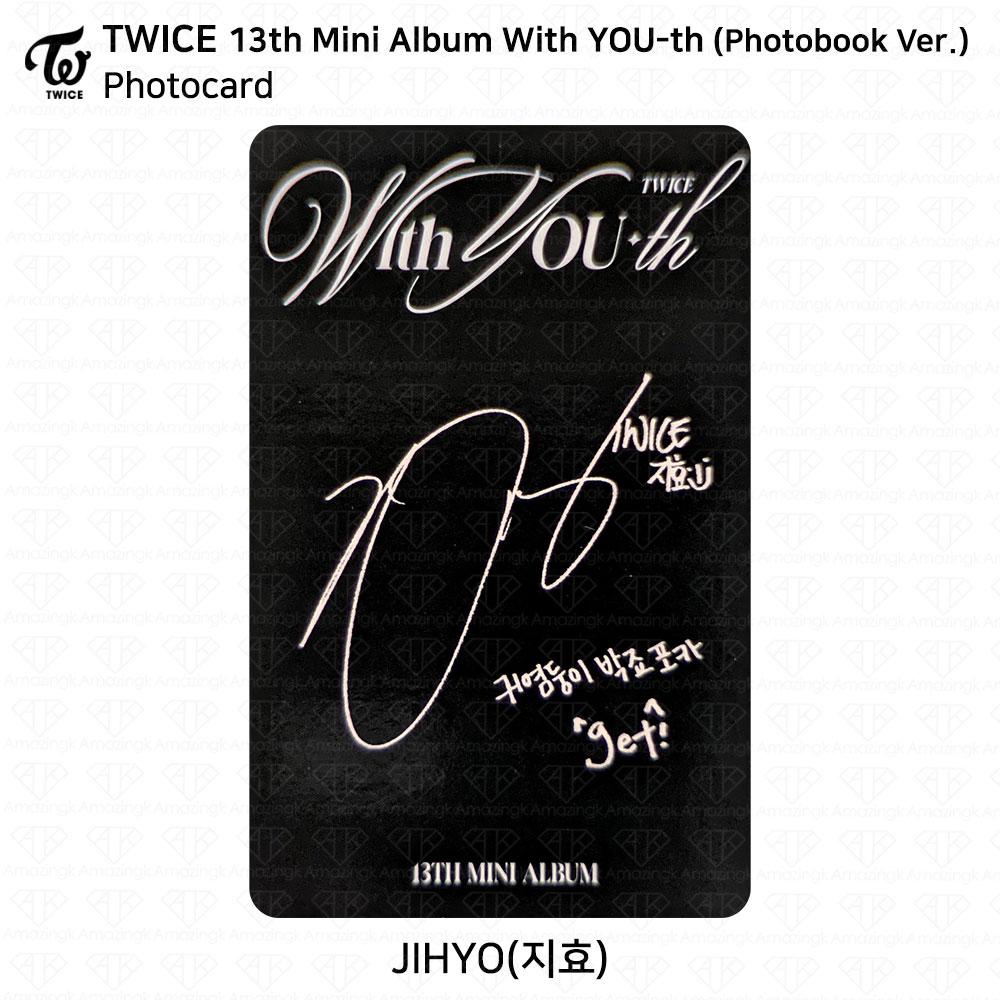 Twice 13th Mini Album With YOU-th Youth Photocard Poster Film Sticker Jihyo KPOP K-POP