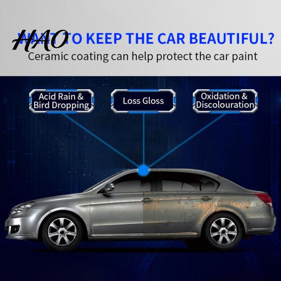 Spray Nano per Auto Alta Protezione Rivestimento Rapido con Panno Ceramico Ecologico Ultra-idrofobo Efficace Riparazione Graffi Prevenzione
