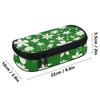 Pencil Pouch Secure Zipper Roomy Interior 300D Polyester with Mesh Pocket Removable Divider and Pen Slots for School and Study