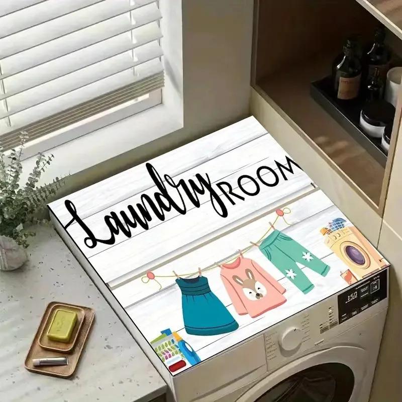 Tappetino Protettivo Moderno per Lavatrice e Asciugatrice in Fango Diatomaceo Decorazione Lavanderia Tappetino Drenante Sottobicchiere da Tavola