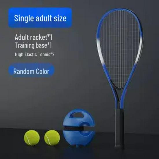 Solo Tennis Trainer Set with Rebound Base & String
