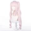 Light Pink Long Twin Tail Vertical Roll Full Wig Game Cosplay Wig Heat Resistant Wig Wig Costume Comiket Event Halloween Christmas School Festival