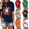 Halloween Printed Short Sleeve T-Shirt for Men and Women