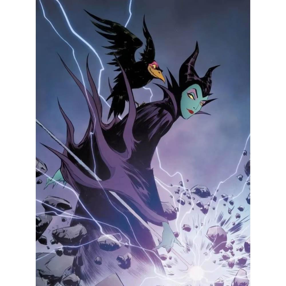 Maleficent Dark Style Diamond Painting New Full Diamond Gothic Style DIY Diamond Embroidery Material Pack Round 20x30cm