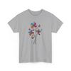 Schmetterlingsblumen-T-Shirt - Schönes florales T-Shirt für Zen-ruhige Vibes