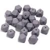 10pcs 19x14mm Hexagon Silicone Beads For Jewelry Making DIY Handmade Necklace Bracelets Phone Key Chain Decoration Accessories
