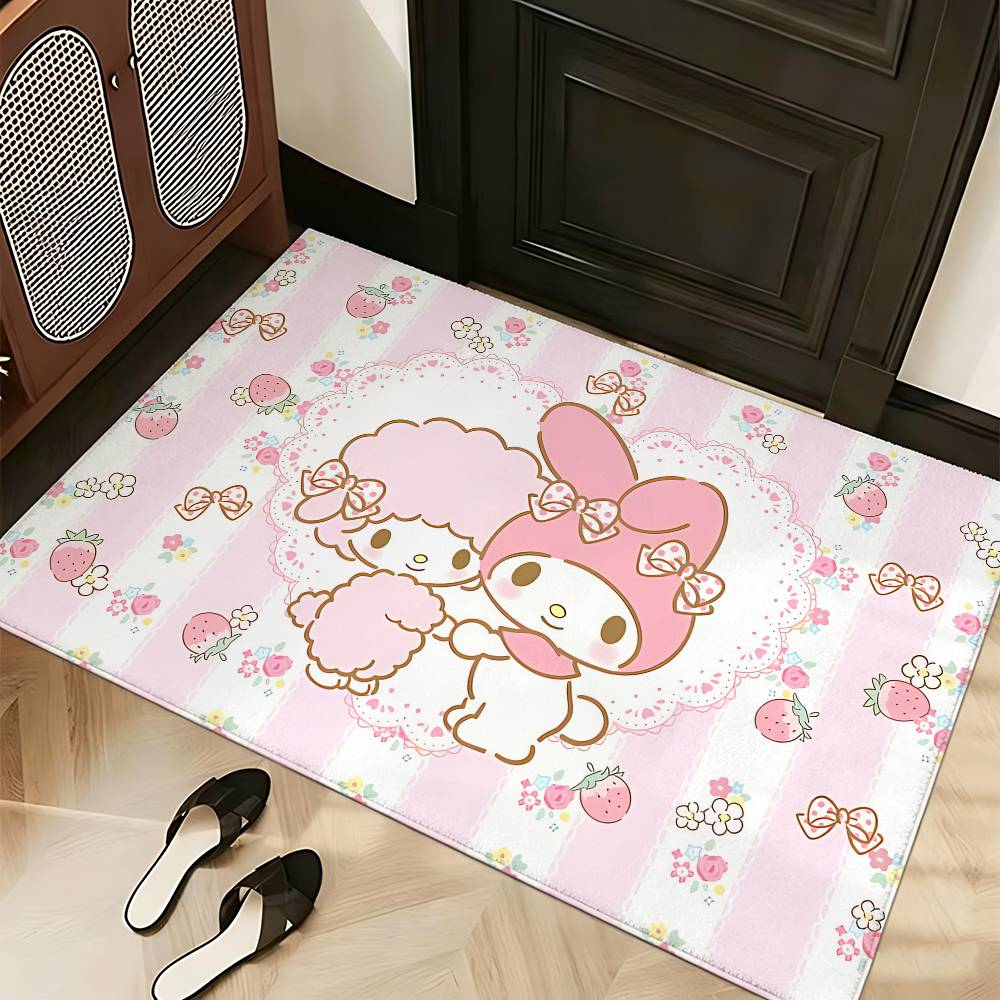 Cartoon Character M-MelodyS Carpet Bathroom Anti-slip Mat Door Mat Home Decoration Mat Entrance Door Mat Scratch-resistant Mat