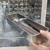 Draining Spoon Fork Storage Box Stainless Steel Chopsticks Cage Durable Cutlery Holder  for Kitchen