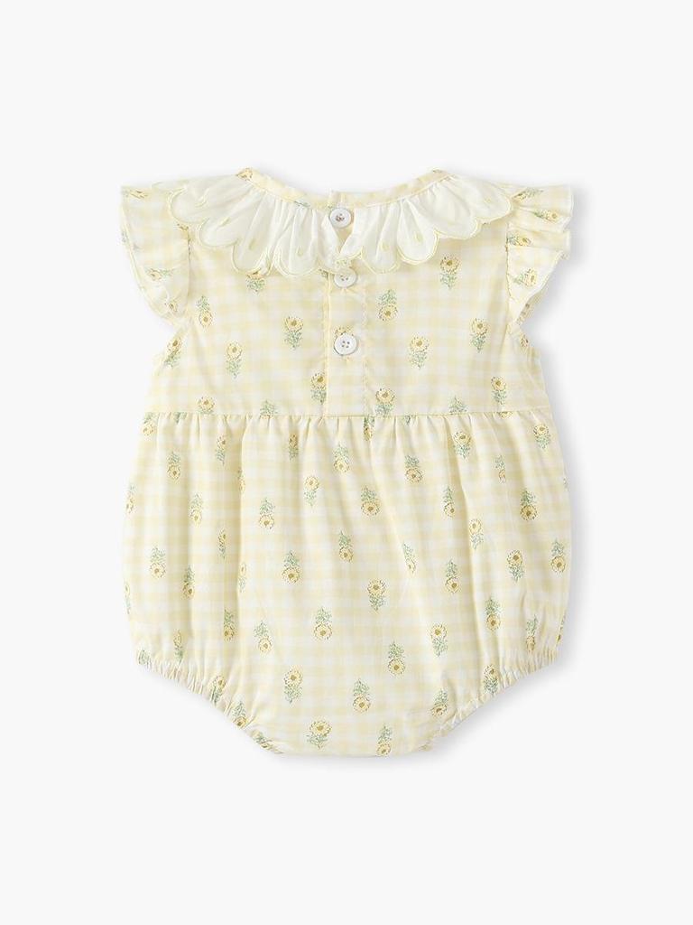 Entzückender Sommer-Babybody – Süßer, stylischer Prinzessinnen-Strampler mit Windelüberzug