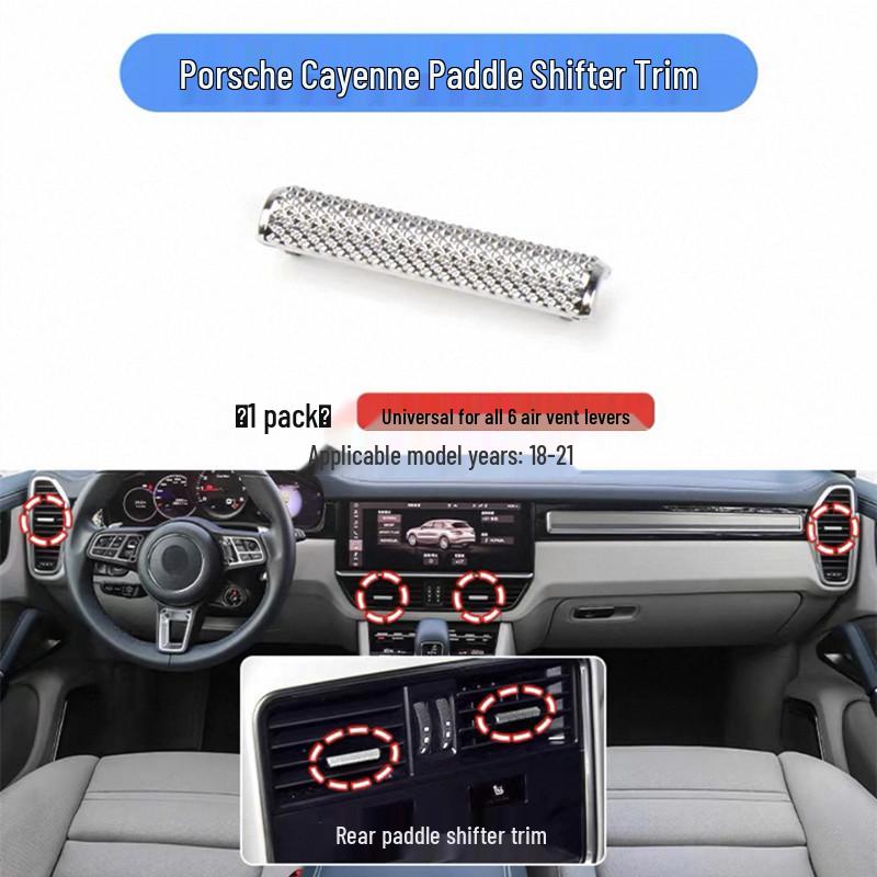Air Vent Lever Decorative Strip for 18-21 Cayenne