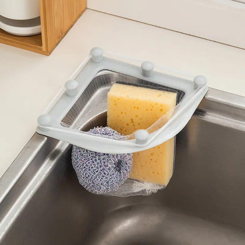 Triangle Rack Drainage Filter Garbage Bag Set Disposable Trash Strainer Mesh Bag Kitchen Sink Waste Drain Filter Bag