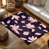Floral Doormat Pink Flower Pattern Rug Washable Floor Mat Home Decor Entrance Mats Indoor Outdoor Welcome Mat Stylish Home Accen