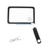 Y5GD Ergonomic Handheld Magnifier 3X LED Light Handheld Magnifier Glass Featuring Integrated Lighting for Reading Repair