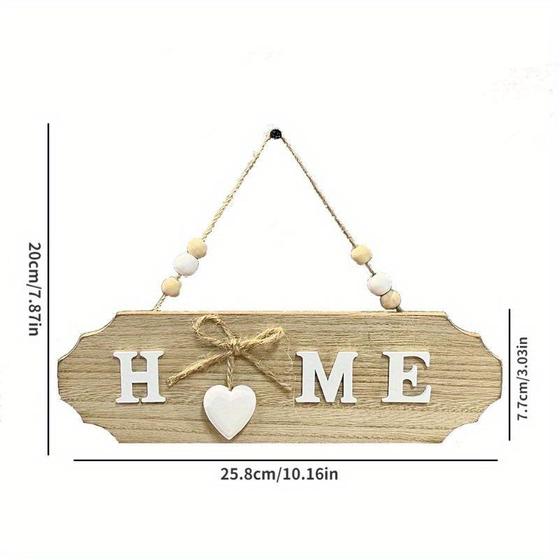1Pc Wooden Door Sign Welcome Hang Up Welcome Guests in Front of The Door Home Decoration Sign Bow Creative Hang Up