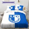 1. FC Magdeburg Muster Bettwäsche, Steppbett Set Bettbezug Kissenbezug Zuhause Geburtstagsgeschenk (1 Bettbezug + 2 Kissenbezüge, ohne Füllung)