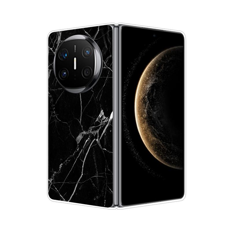 For HuaWei Mate X6 Case Marble Soft Hard PC Shell Back Cover For HuaWei Mate X3 X5 X6 X2 Full Coverage Phone Shell MateX6 Capa
