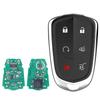 LIXIANG  World Car Remote Control Key For Cadillac Escalade SRX XTS ESV ATS CTS HYQ2AB 315MHz HYQ2EB 433MHz ID46 PCF7937E Card