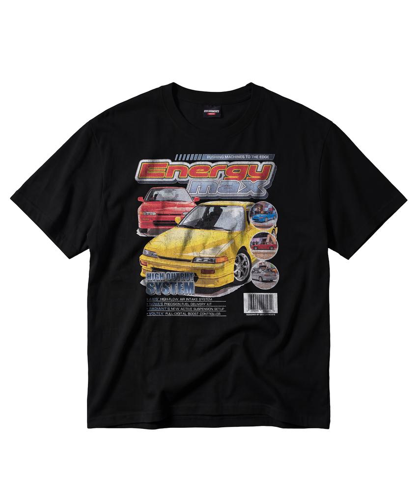 QT8 GARMENTS Lb Energy Max Washed Tee (Black)