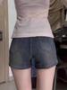 2026 Summer Retro A-Line High-Waisted Denim Shorts for Women, Slimming Petite To Plus Sizes